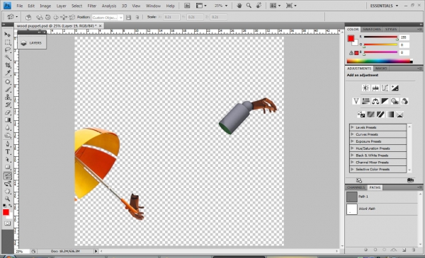 Creation of Master Puppet: Step 4